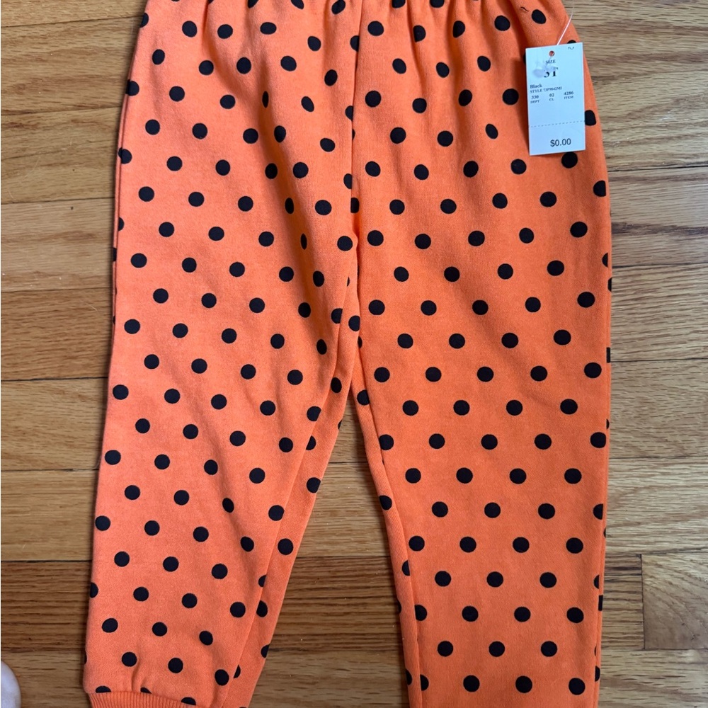 NWT Minnie Mouse Halloween outfit Costume Disney sweatshirt sweatpants 3T - Picture 3 of 5
